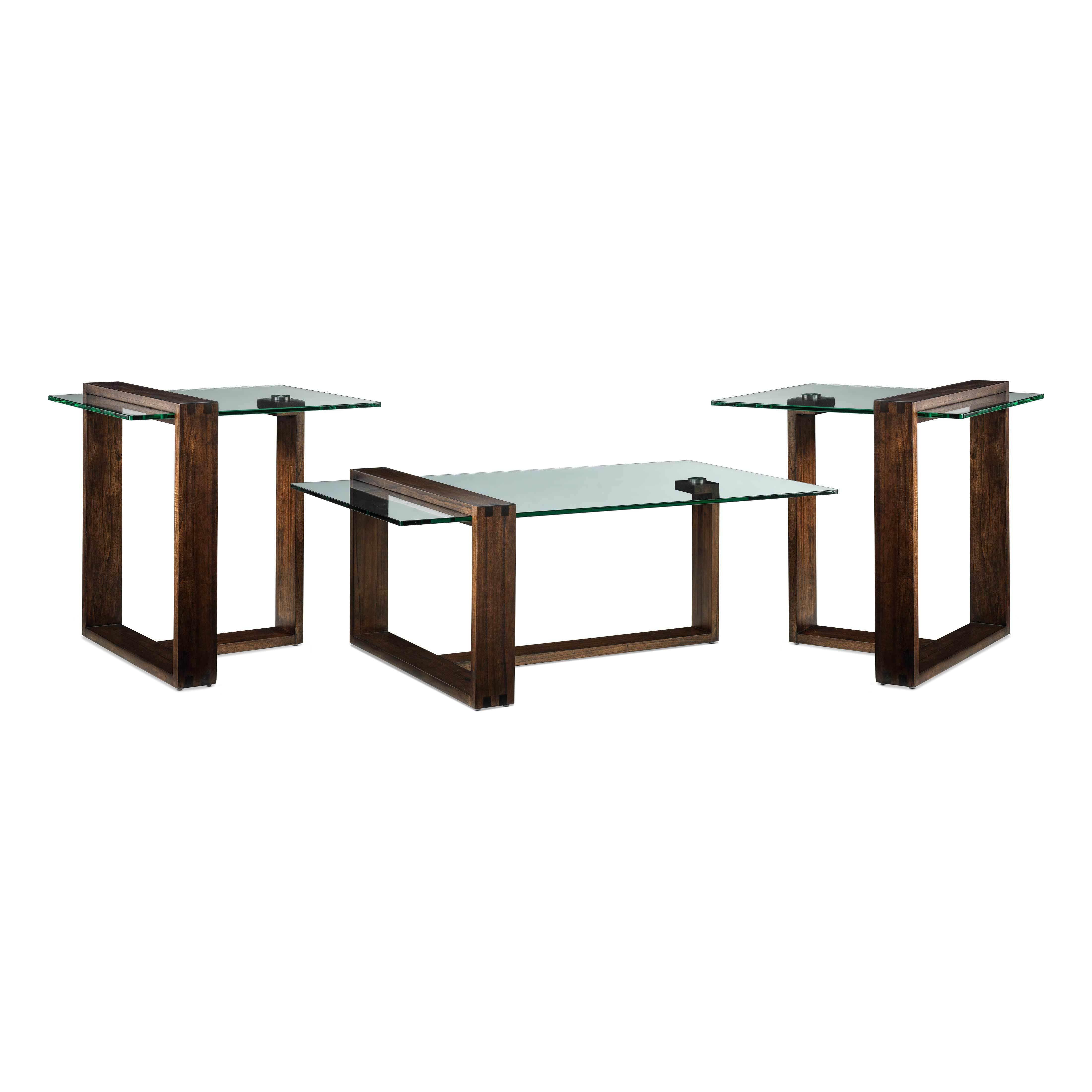 Bristow Coffee Table and Two End Tables - Acorn