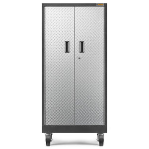 Gladiator Armoire haute GearBoxMC Série Premier pré-assemblée argent texturé GATB302DRG