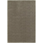 Virginia Distressed Stripe Grey Area Rug (5'3" x 7'6")