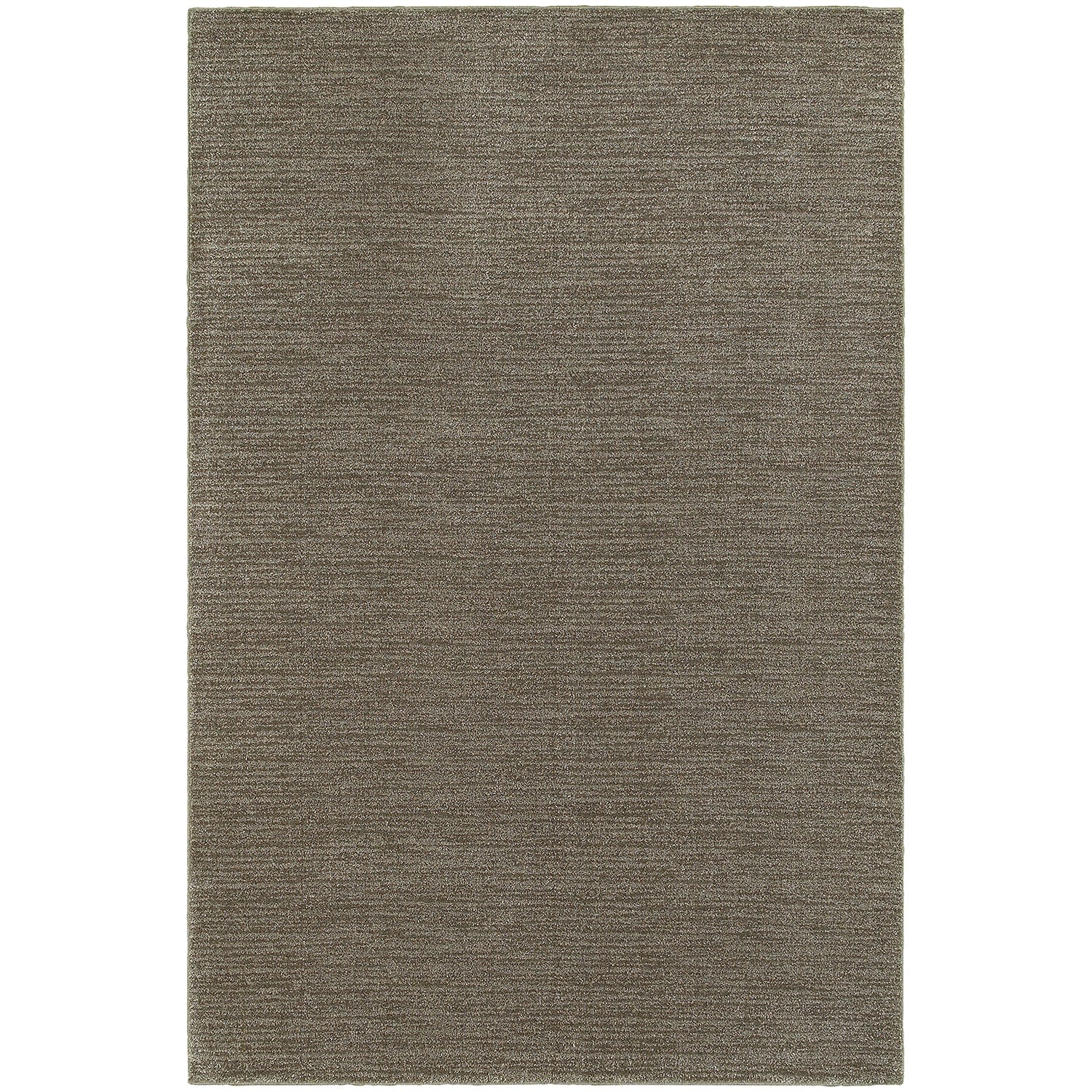 Virginia Distressed Stripe Grey Area Rug (5'3" x 7'6")