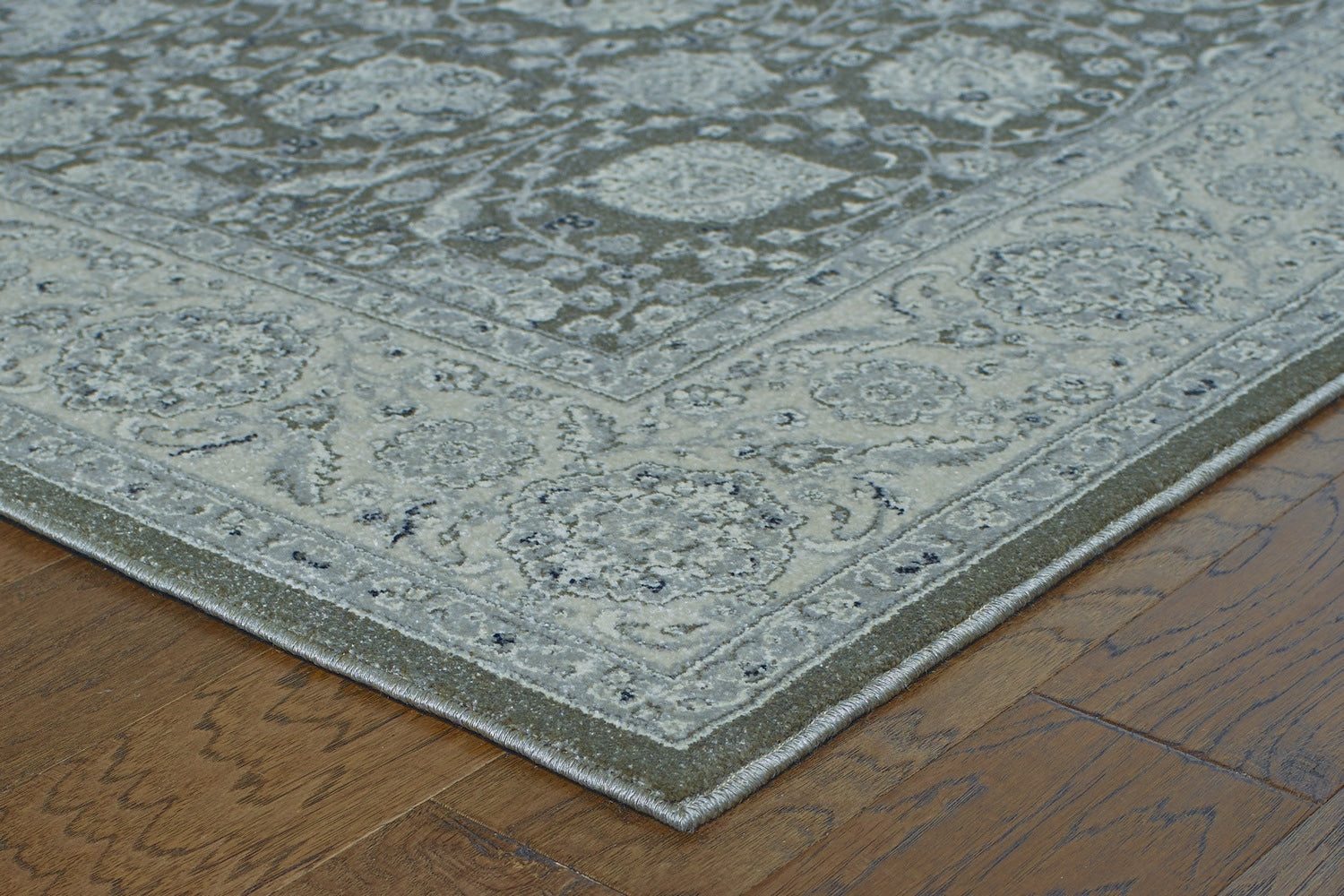 Virginia Traditional Brown Area Rug (7'10" x 10'10")