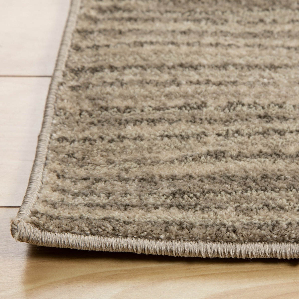 Virginia Distressed Stripe Beige Area Rug (5'3" x 7'6")