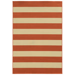 Calypso 4768B Stripe Indoor/Outdoor Area Rug (7'10" x 10'10")