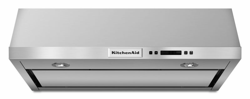 Hotte de cuisinière sous-armoire KitchenAid, 400 PCM, 30, inox