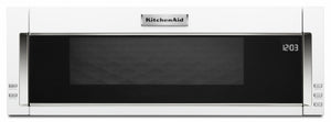 KitchenAid Four micro-ondes avec hotte intégrée 1,1 pi³ à profil bas blanc YKMLS311HWH