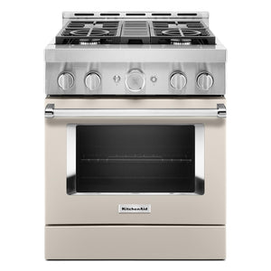 KitchenAid Cuisinière intelligente au gaz 4,1 pi³ lait frappé KFGC500JMH
