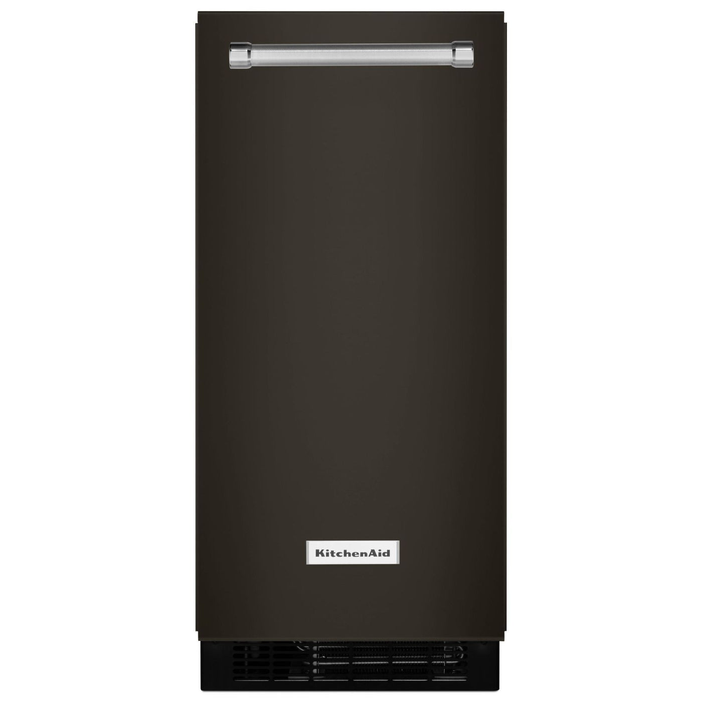 KitchenAid Black Stainless Steel with PrintShield 15" Automatic Ice Maker - KUIX535HBS
