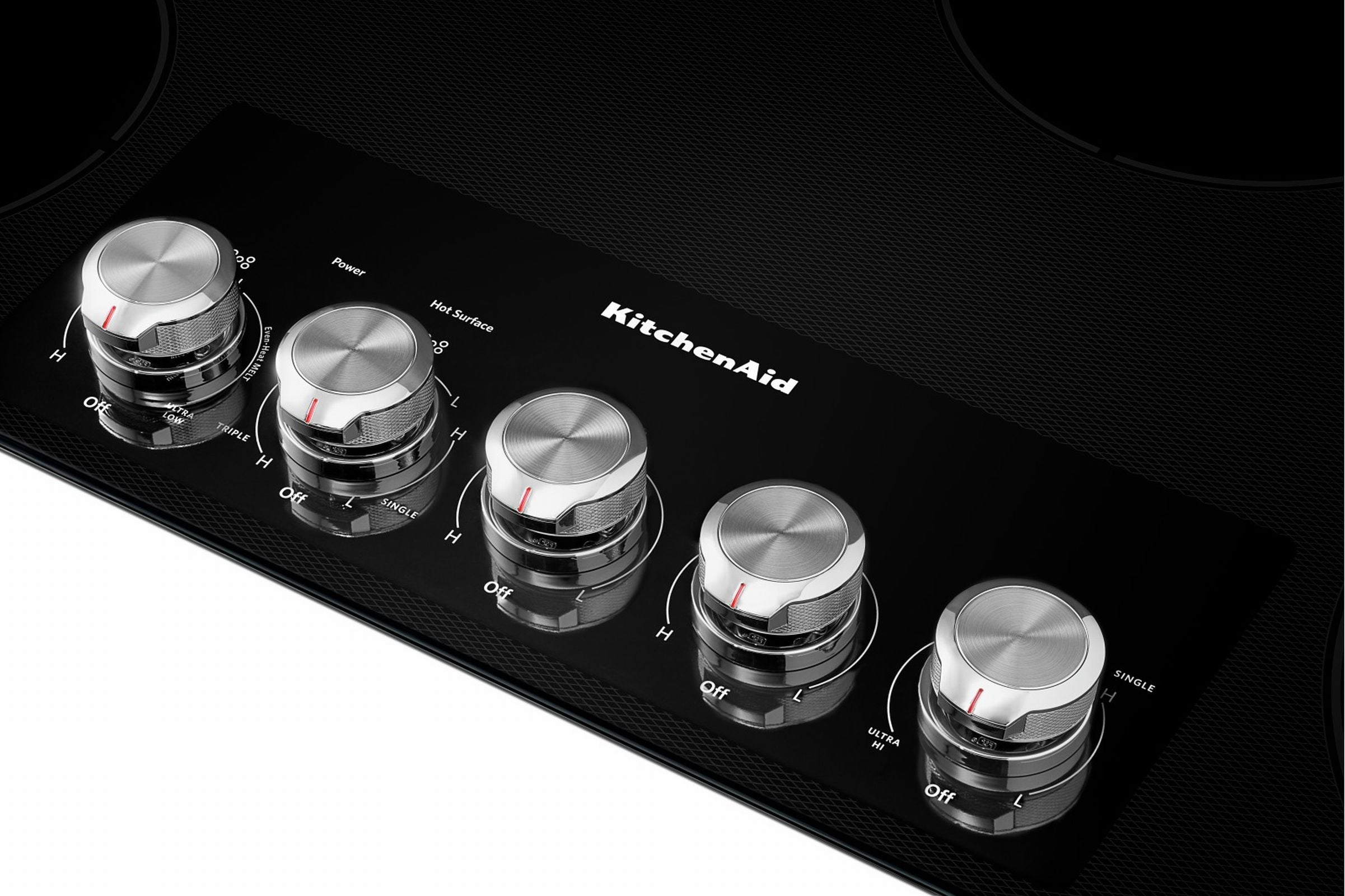 KitchenAid Black 36" Electric Cooktop - KCES556HBL