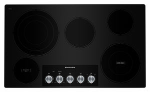 KitchenAid Surface de cuisson électrique 36 po noir KCES556HBL