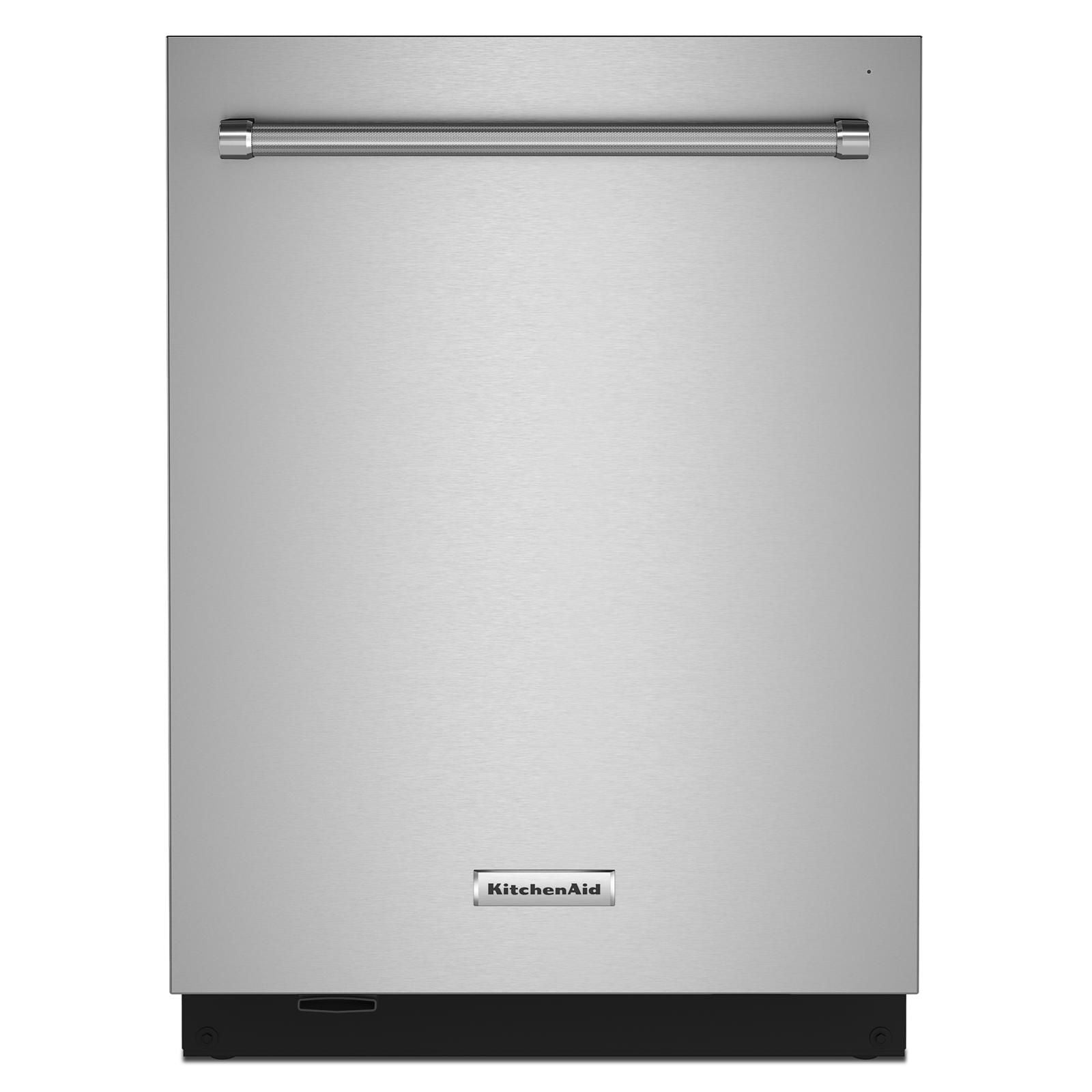 KitchenAid® PrintShield Stainless 24" Dishwasher with Towel Bar Handle - KDTM604KPS