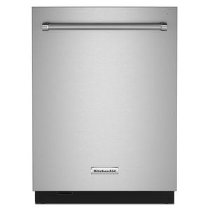 KitchenAid® Lave-vaiselle 24 po acier inoxydable avec fini PrintShieldMC et poignée de type barre KDTM604KPS
