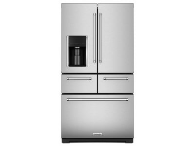 KitchenAid Réfrigérateur 25,8 pi³ avec porte à deux battants inox KRMF706ESS