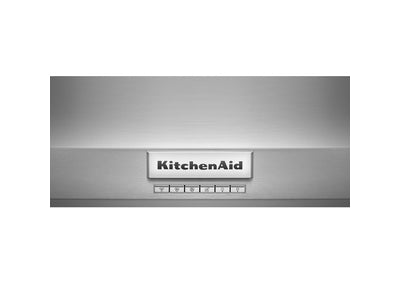 KitchenAid Hotte de cuisinière à montage murale de style commercial 48 po acier inoxydable KVWC908KSS