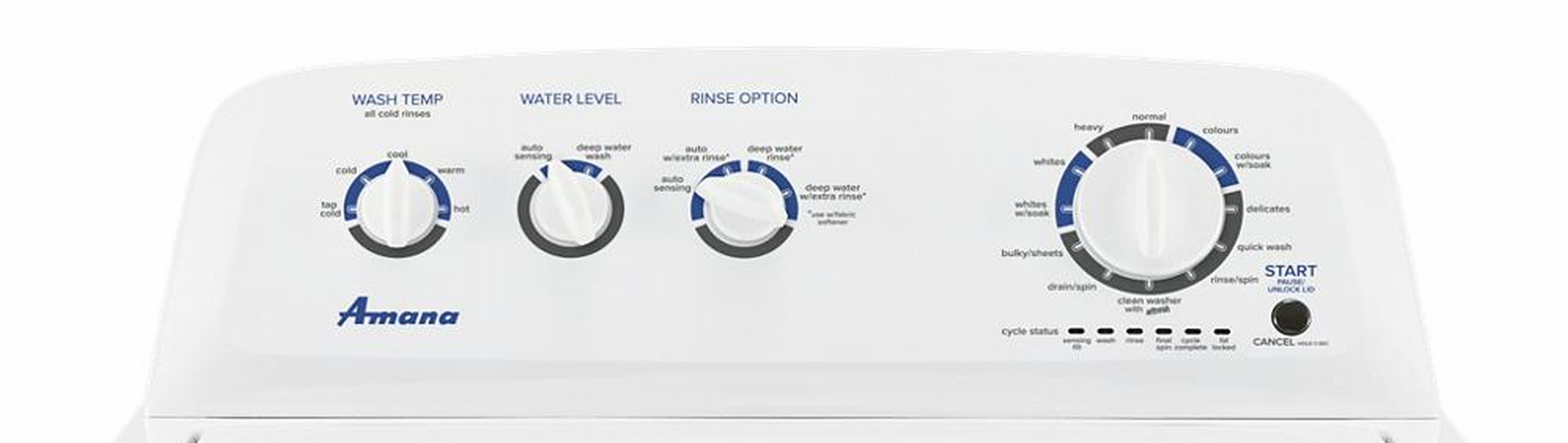 Amana White Top Load Washer (4.4 Cu.Ft.) - NTW4519JW