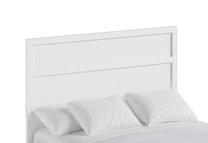 Aspen White Tête de lit double – blanc