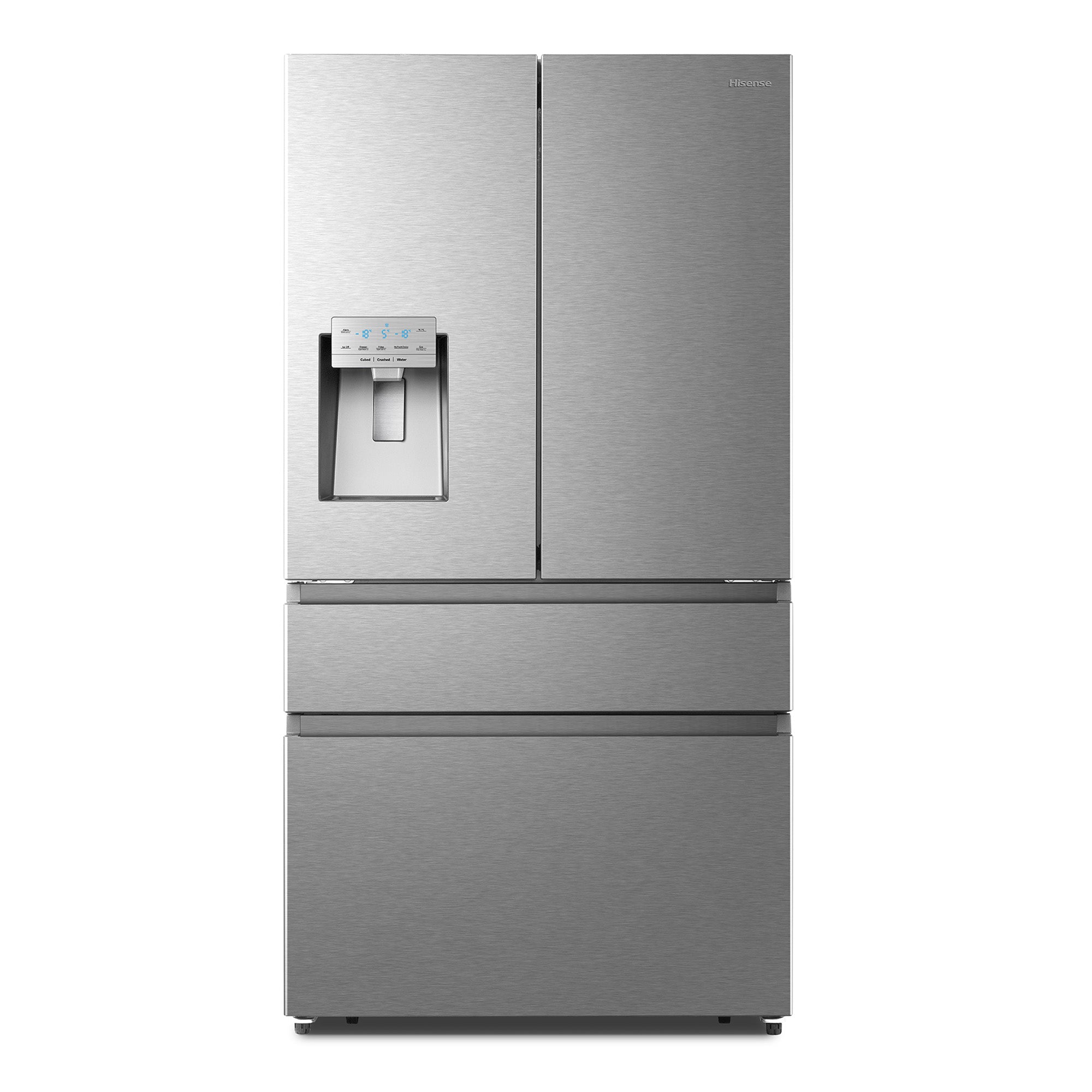 Hisense Titanium Counter Depth French Door Fridge (19.1 Cu.Ft.) - RF200D4CSE