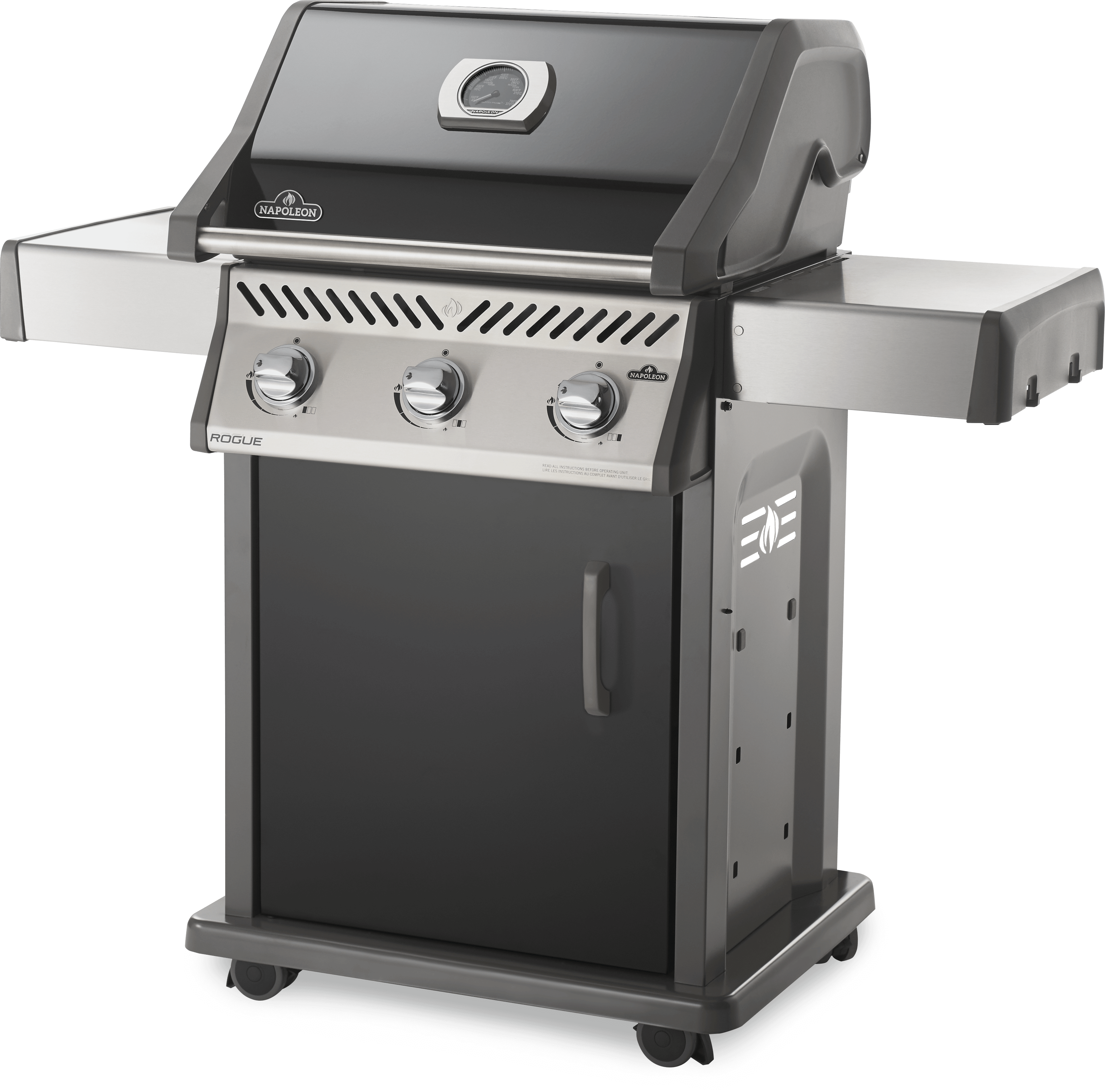 Napoleon Rogue 425 Black Propane Gas Grill Barbecue - R425PK