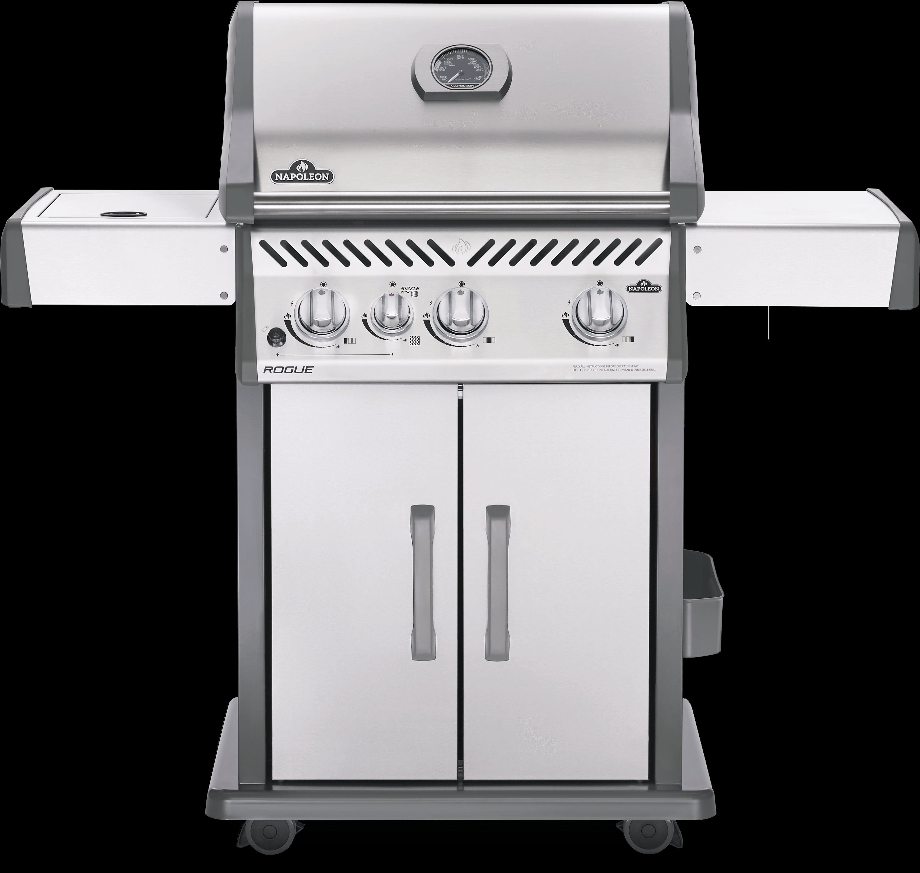 Napoleon Rogue 425 SIB Stainless Steel Propane Gas Grill Barbecue - R425SIBPSS