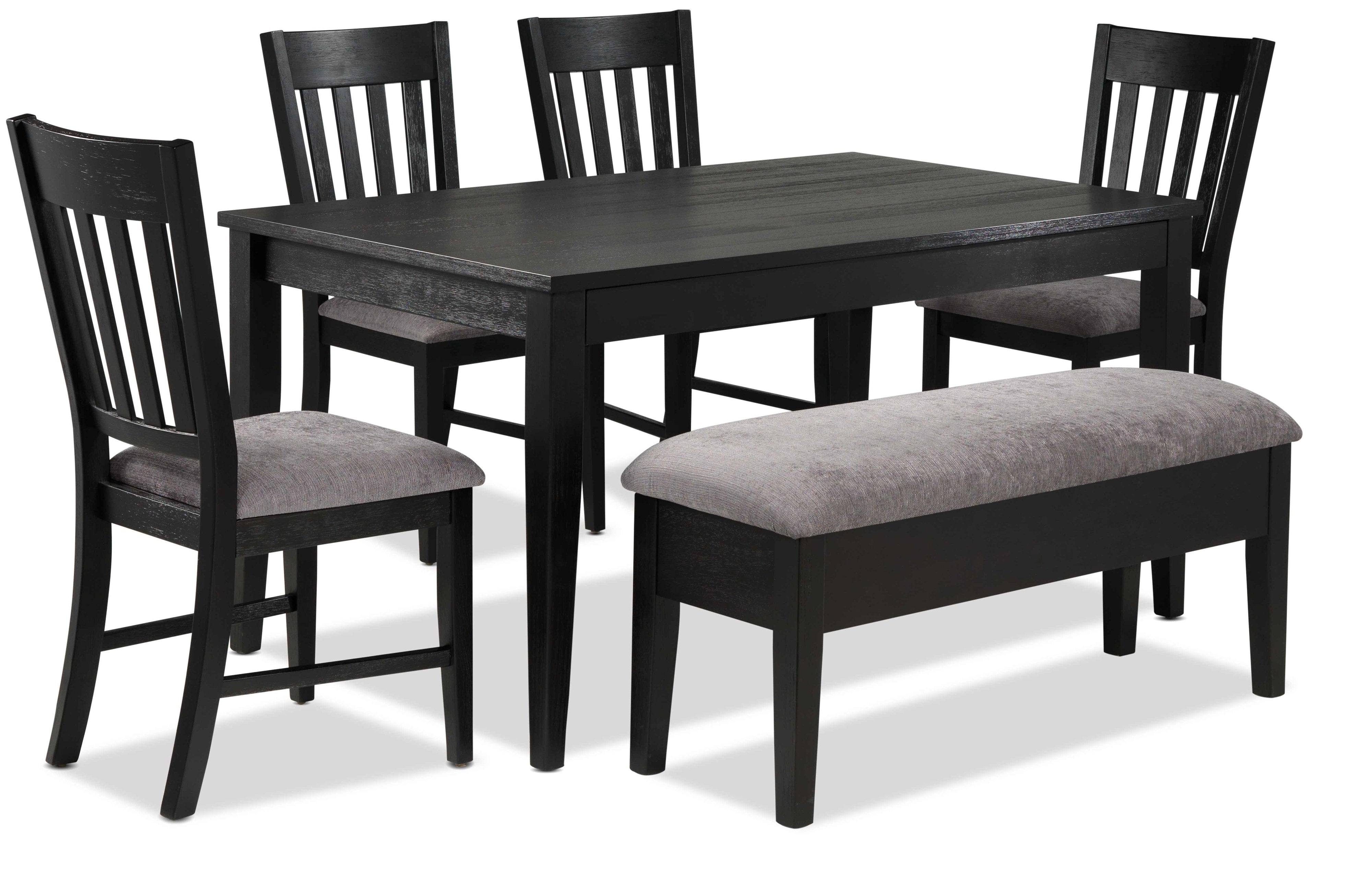 Haxby 6-Piece Dining Set - Weathered Grey