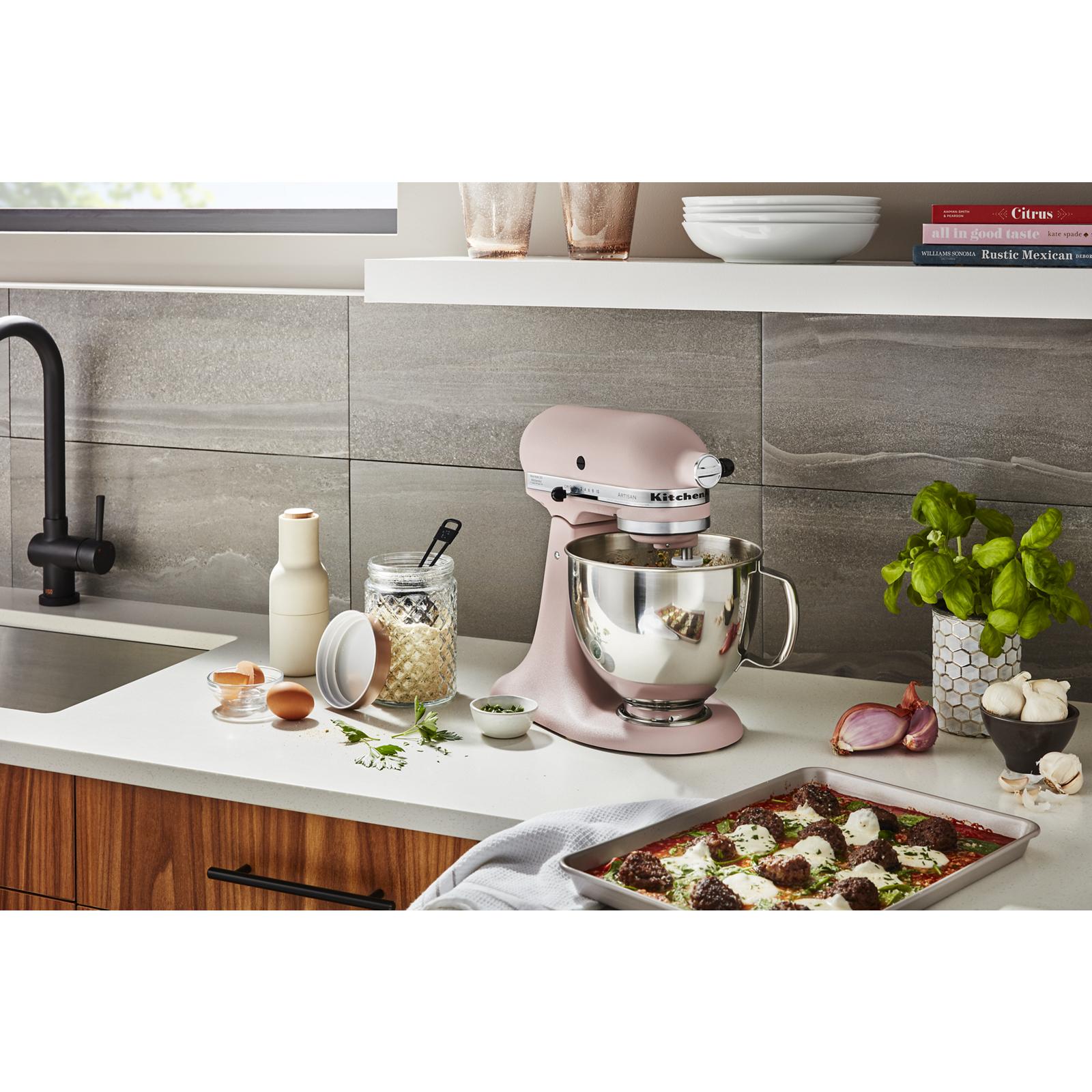 KitchenAid Feather Pink Artisan® Series 5 Quart Tilt-Head Stand Mixer - KSM150PSFT