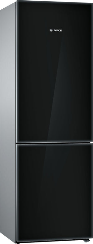 Bosch Série 800 Réfrigérateur 10,0 pi³ congélateur en bas profondeur comptoir 24 po verre noir B10CB81NVB