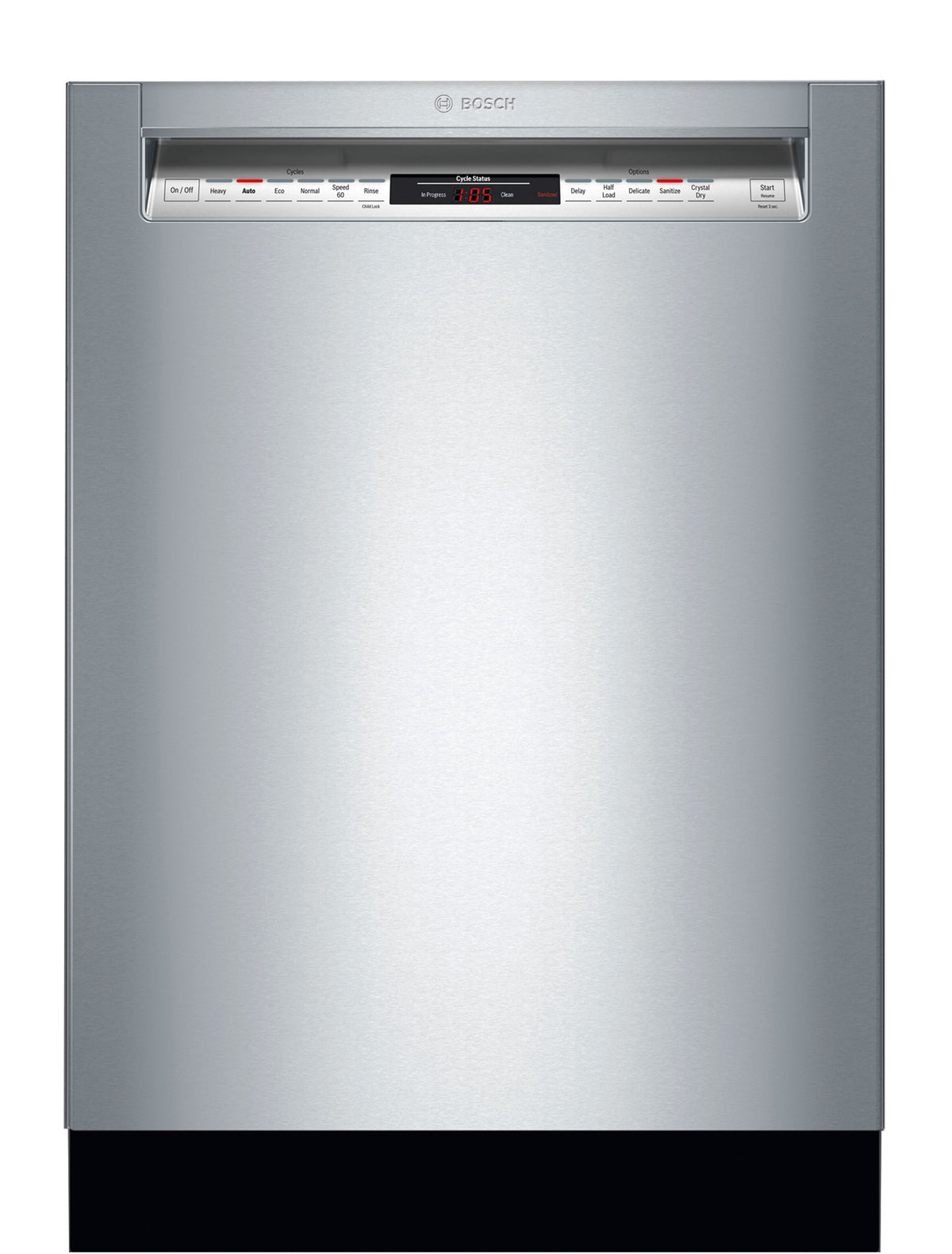 Bosch 800 Series Dishwasher 24'' Stainless Steel Dishwasher - SHEM78Z55N