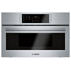 Bosch Série 800 Four à micro-ondes 1,6 pi³ encastrable à convection/à cuisson rapide 30 po acier inoxydable HMC80252UC