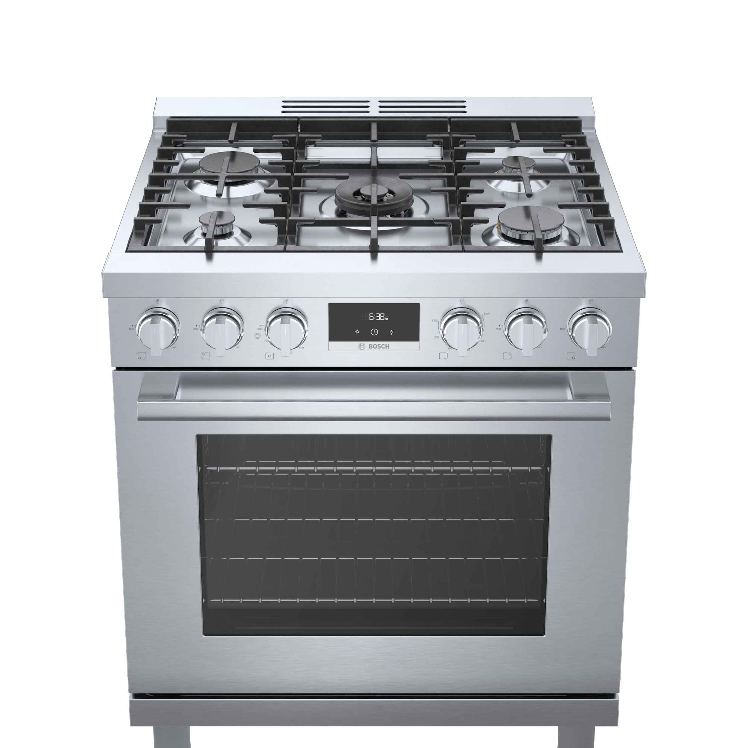 Bosch 30" Industrial Style Gas Range Stainless Steel - HGS8055UC