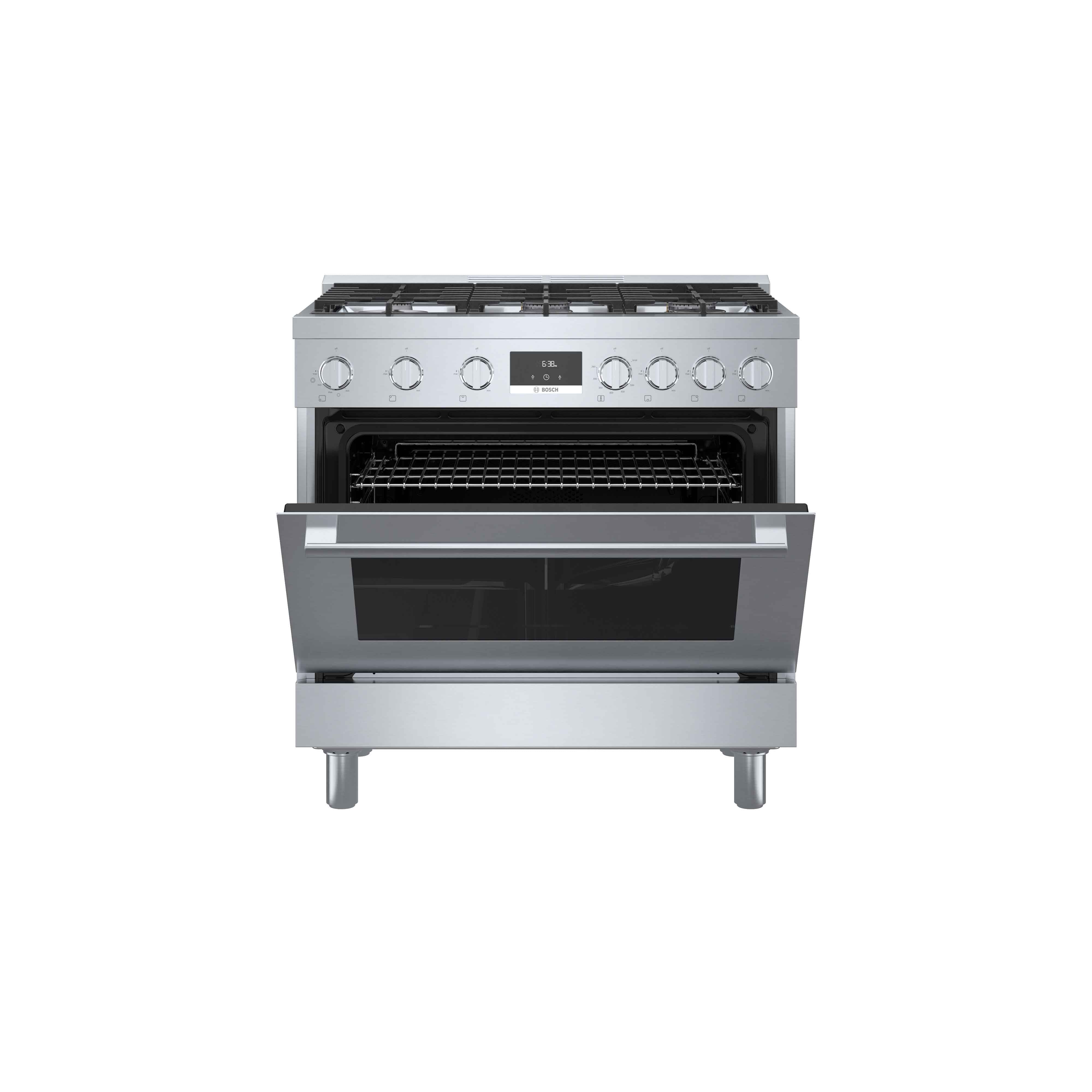 Bosch 36" Industrial Style Gas Range Stainless Steel - HGS8655UC