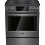 Bosch 30" Black Stainless Steel Full Gas Slide-In Range - HGI8046UC