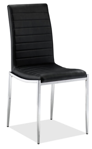 Darron Chaise sans bras – noir