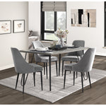Alaia 5-Piece Dining Set - Grey