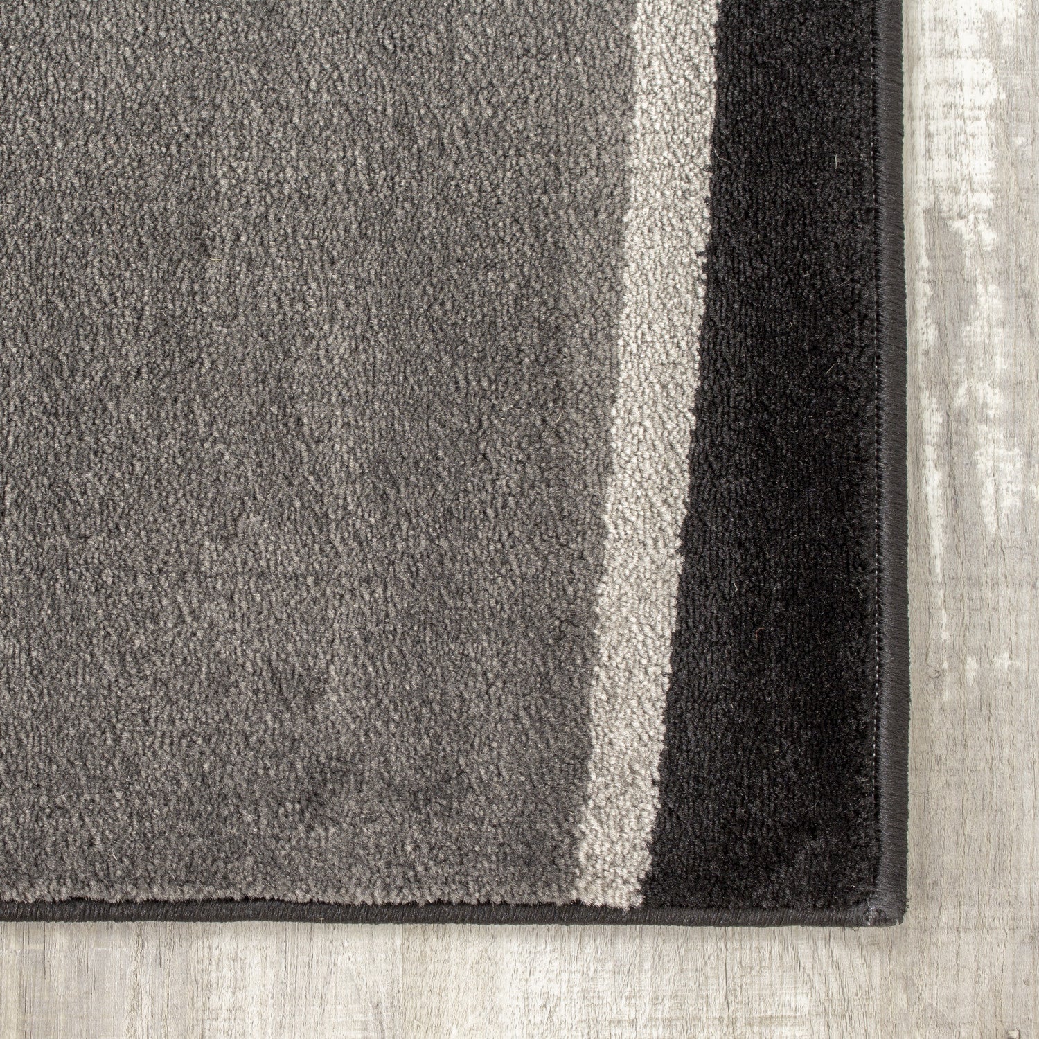 Paladin Drifts Area Rug - 5' X 8' - Black Grey
