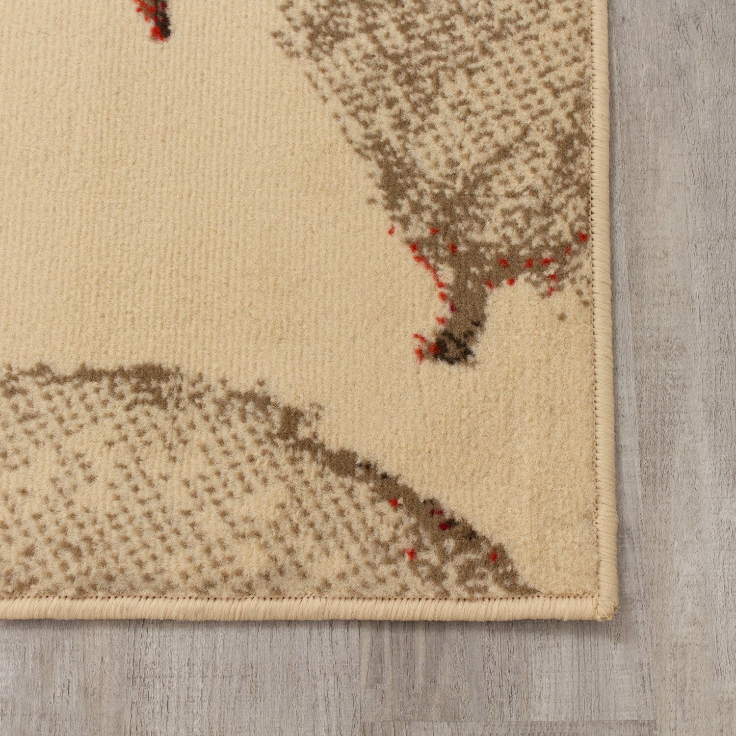 Fiona Vintage Area Rug - 5' X 7' - Cream/Red