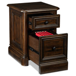 Palomar 2-Drawer Rolling File Cabinet - Espresso Charcoal