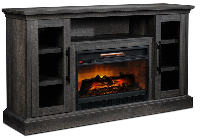 Millbrook 59.75" Fireplace TV Stand - Fawn Aged Oak