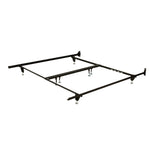 Heavy-Duty 8-Leg Queen/King Bed Frame on Glides