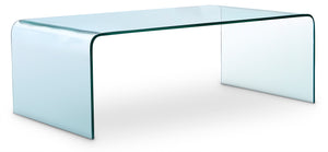 Flow Table de centre 43,5 po - verre