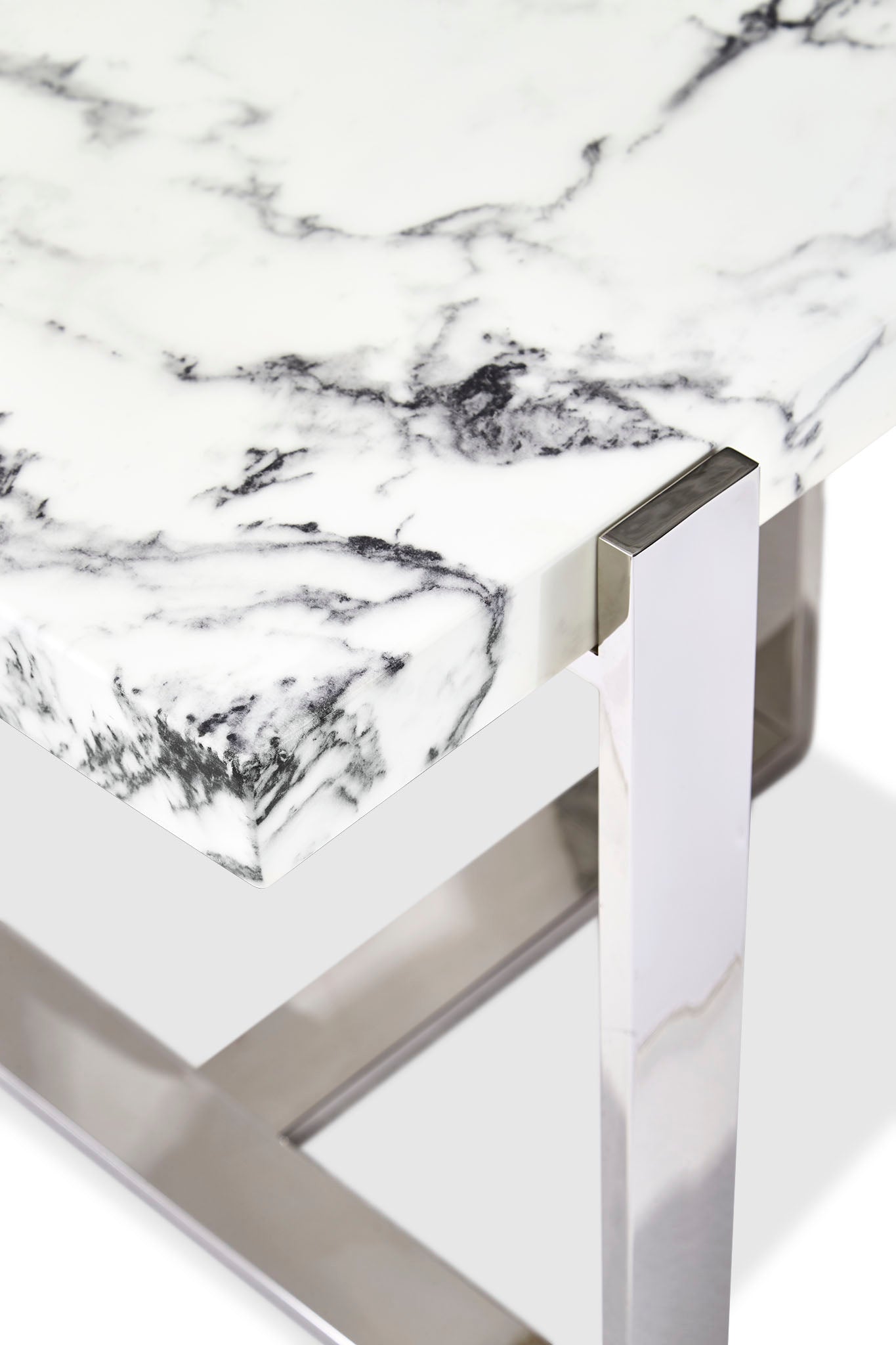 Bellini End Table - White