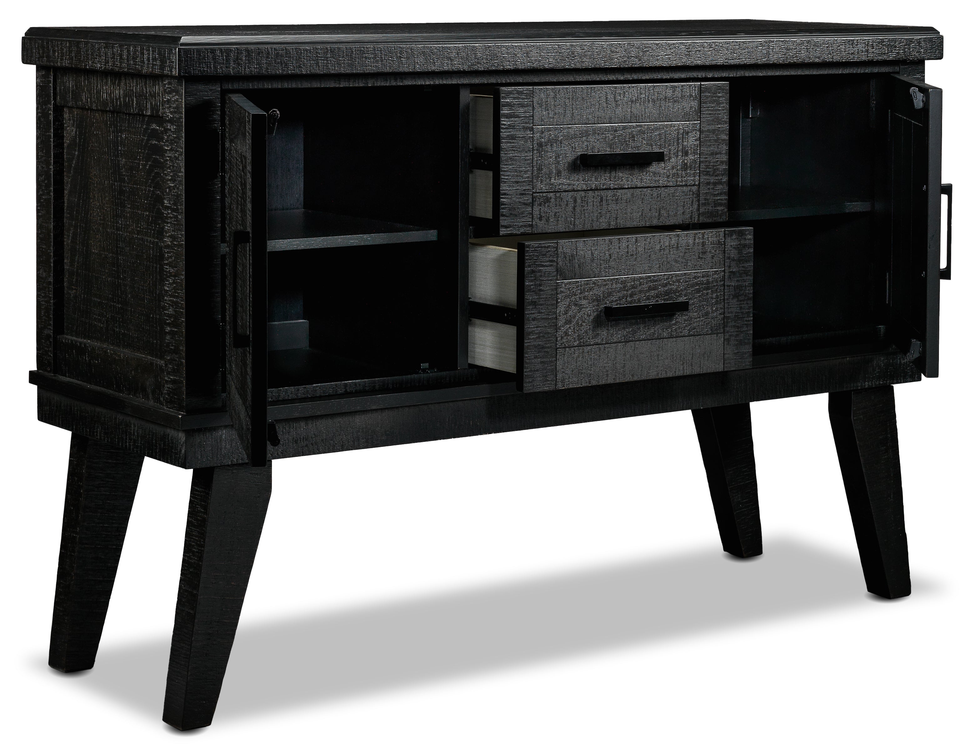 Imari Dining Server - Black and Grey