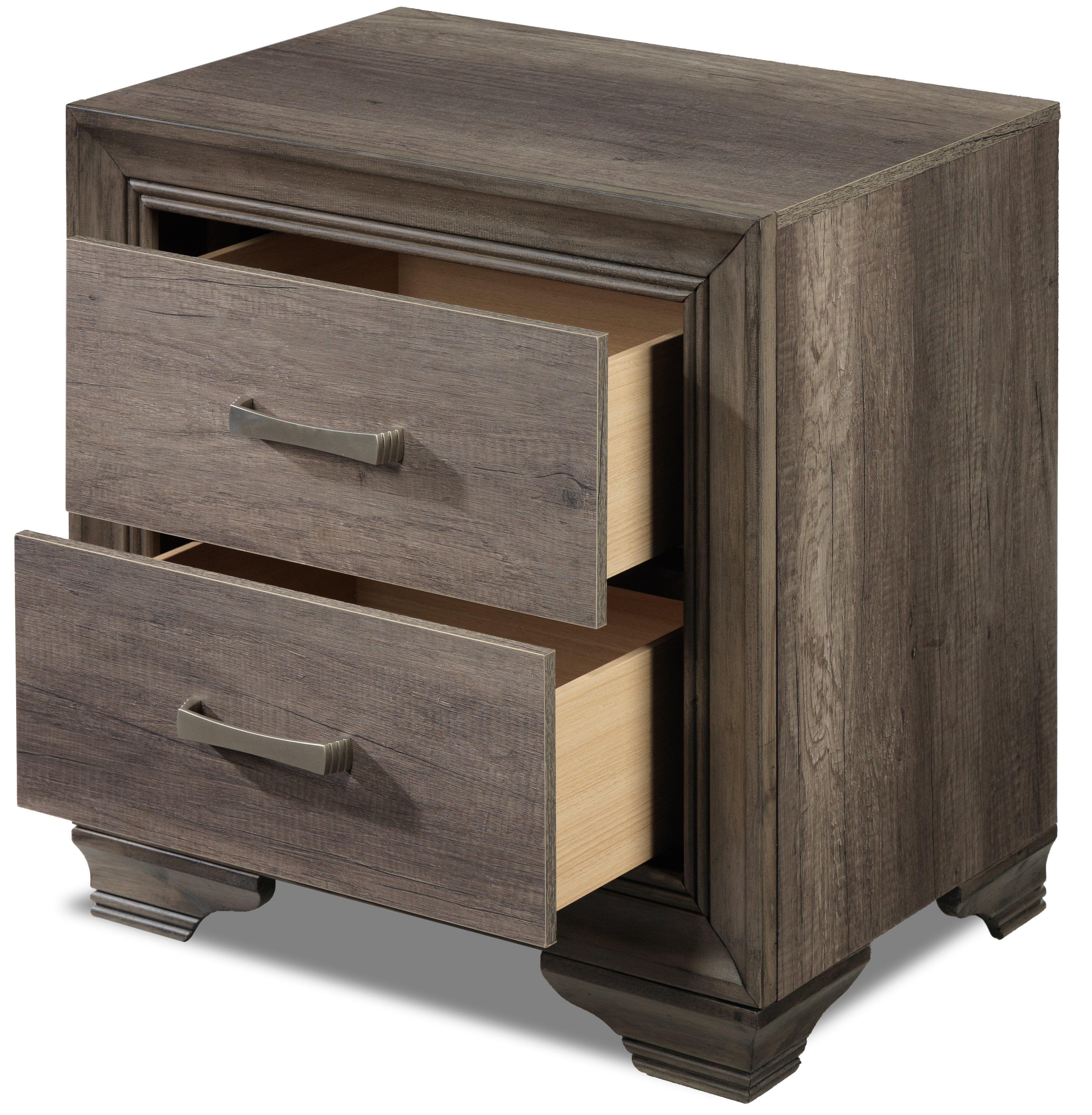 Sophie 6- Piece Full Bedroom Package - Weathered Grey