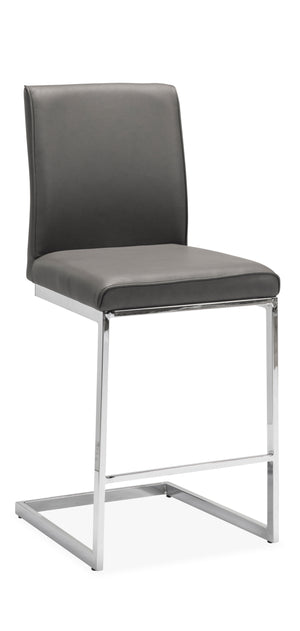 Atlas Tabouret hauteur bistrot – gris