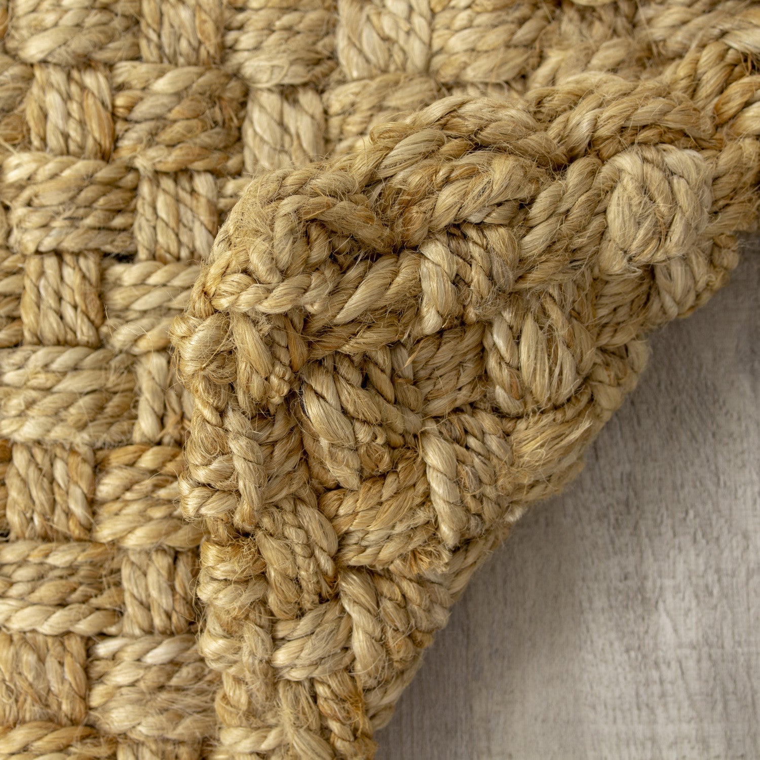 Jute Basketweave Area Rug - 3' X 5' - Beige