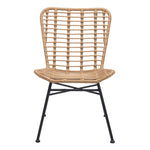 Rosthern Outdoor Dining Chair - Natural/Black - Set of 2