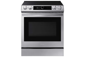 Samsung Cuisinière électrique 6,3 pi³ avec convection véritable et friture à air acier inoxydable NE63T8711SS/AC