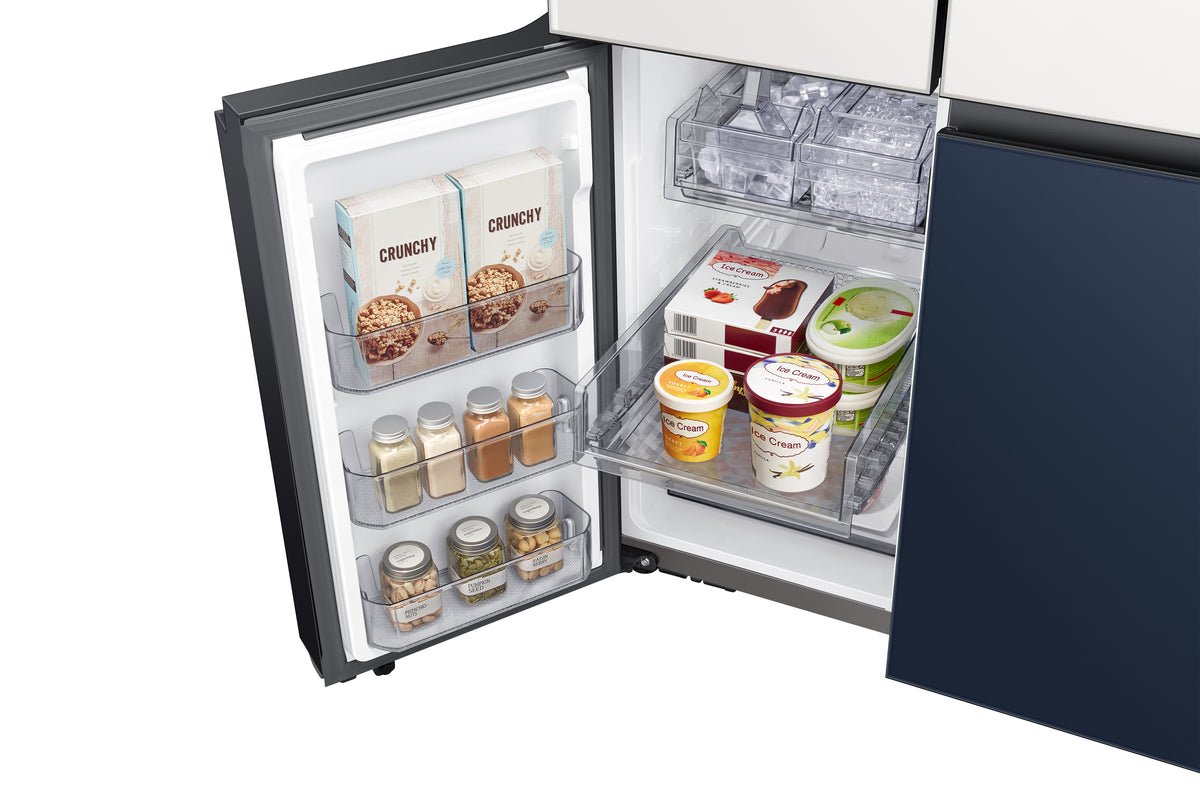 Samsung Smart Counter Depth BESPOKE 4-Door Flex™ Refrigerator and Samsung 43" The Frame TV