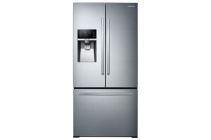 Samsung Réfrigérateur 25,5 pi³ avec porte à 2 battants 33 po acier inoxydable argent platine RF26J7510SR/AA