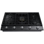 Samsung Black Stainless Steel 36" Gas Cooktop - NA36N7755TG/AA