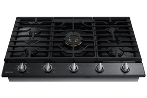 Samsung Surface de cuisson au gaz 36 po acier inoxydable noir NA36N7755TG/AA