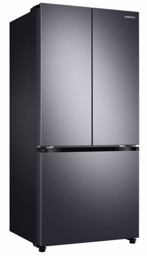 Samsung Réfrigérateur 17,5 pi³ avec porte à 2 battants à profondeur de comptoir acier inoxydable noir RF18A5101SG/AA